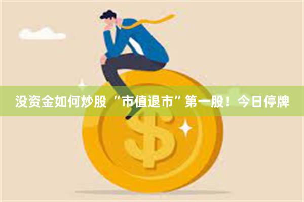没资金如何炒股 “市值退市”第一股!今日停牌