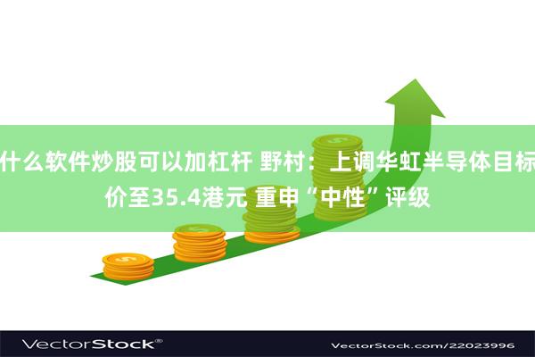 什么软件炒股可以加杠杆 野村：上调华虹半导体目标价至35.4港元 重申“中性”评级