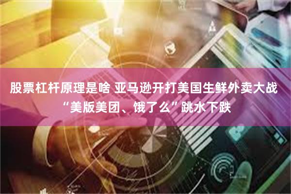 股票杠杆原理是啥 亚马逊开打美国生鲜外卖大战 “美版美团、饿了么”跳水下跌